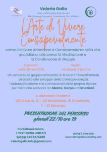 Come Coltivare Attenzione e Consapevolezza nella vita quotidiana, attraverso la Meditazione e la Condivisione di Gruppo