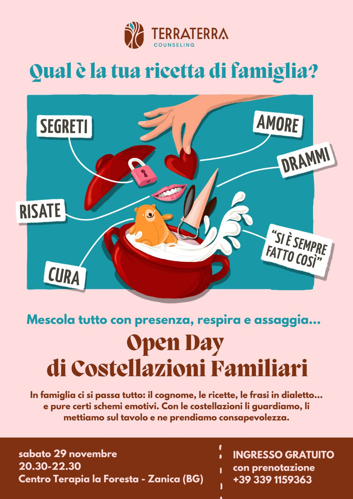 Open day di Costellazioni Familiari - Terraterra counseling